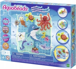 Aquabeads oceanariu – set creativ de mărgele pentru scene subacvatice