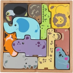 TREFL puzzle din lemn ZOO CREW