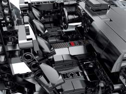 Set de construcție mașină sport M‑Sports, gri, 1356 piese