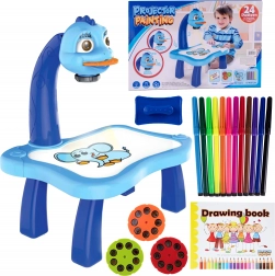 proiector de desen dragon pe piciorușe