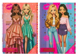caiet creativ pentru creatoare de modă Besties