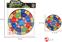 Țintă pentru aruncare sigură cu mingii cu arici 28 cm