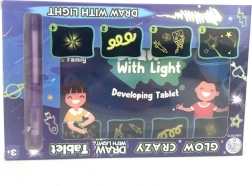 Tăbliță de desen care luminează în întuneric pentru copii