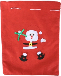 Punguță de Crăciun cu Moș Crăciun