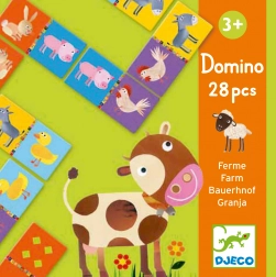 Djeco Domino Granja: Joc educativ pentru copii cu animale
