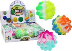 Mingea senzorială luminoasă cu proeminențe 6 cm