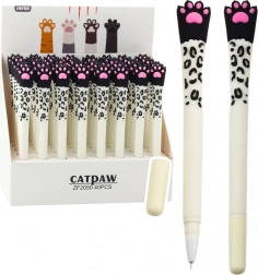 Pix cu Gel Lupă de Pisică Albastru Cerneală Albă și Neagră