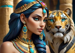 Puzzle Prietenie egipteană 300 piese BLUEBIRD