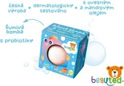 Bombă efervescentă de baie BeauTed cu probiotice 60 g