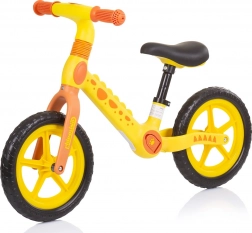 Bicicletă de echilibru Dino de la Chipolino – galben‑portocaliu