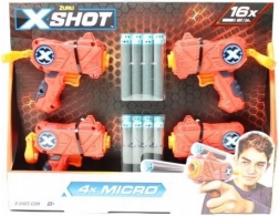 Set lansatoare Excel Micro 4-pachet 16 săgeți