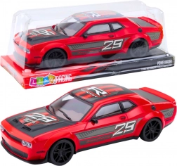 Mașină sport cu tracțiune pe roțile din spate roșie