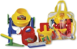 Betonieră de nisip Androni cu accesorii, în geantă de călătorie
