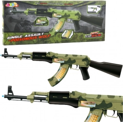 Carabină cu vibrații și efecte luminoase