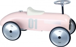 Împingător metalic roz Vilac stil vintage