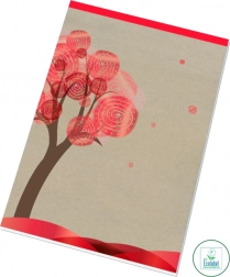 Bloc de notițe liniat A5 PAPÍRNY BRNO, 50 foi