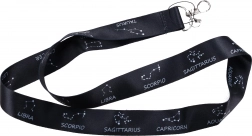 Lanyard pentru gât cu carabină metalică Zodiac