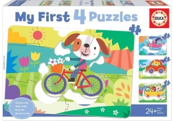 Primele mele puzzle-uri mijloace de transport 4 în 1