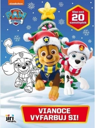 Carte de colorat A4 PAW PATROL Crăciun
