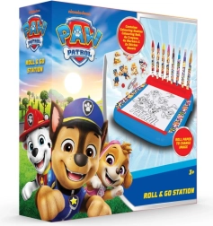 Suport cu planșe de colorat PAW PATROL și culori