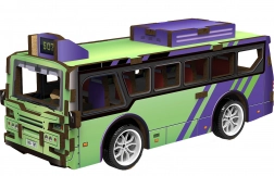 Puzzle 3D din lemn Autobus