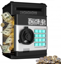 Seif interactiv pentru bancnote cu cod PIN