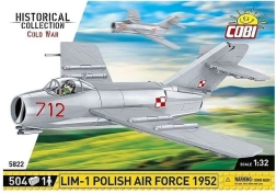 Set de construcție avion LIM‑1 Forțele Aeriene Poloneze 1952 (MiG‑15) 1:32