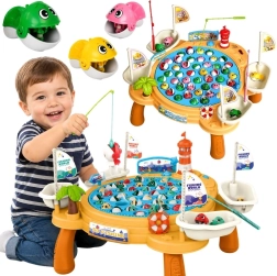 Joc interactiv magnetic de pescuit Woopie cu tematică de corabie de pirați