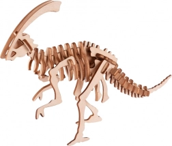 Puzzle 3D din lemn Parasaurolophus