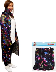 Pelerină de vrăjitor 120 cm cu imprimeu de dovleci