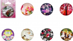 Magnet 3D din sticlă Mix