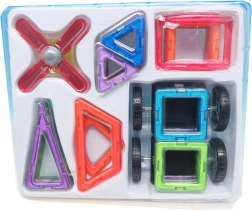 Set de construcție magnetic pentru copii – 36 piese
