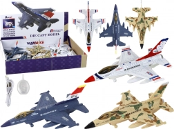 Model de Avion de Luptă din Plastic cu Efecte de Lumină și Sunet