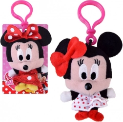 breloc din pluș MINNIE MOUSE cu clip, 10 cm