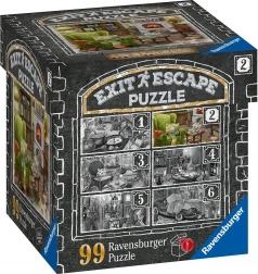 Puzzle de evadare Ravensburger EXIT Vila bântuită: În camera de zi 99 de piese