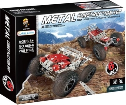 Set de construcție metalic pentru mașină off‑road, 288 piese