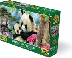 Puzzle 3D cu panda