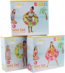 Colac de înot gonflabil cu mânere 107cm