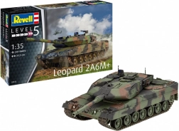 Model din plastic al tancului Leopard 2 A6M+ 1:35