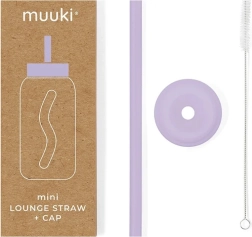 MUUKI Mini lounge capac și pai pastel violet