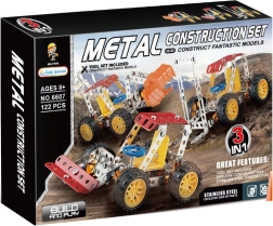Set de construcție metalic – utilaj de construcții 122 piese