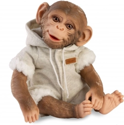 Guca maimuțică realistă bebeluș reborn 32 cm cu corp moale