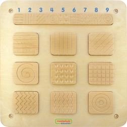 Masterkidz tablă senzorială de perete – recunoașterea texturilor