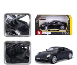 Model auto BBURAGO PORSCHE 911 Carrera S 1:24 negru