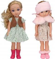 Păpușă cu blăniță cu efecte 35 cm