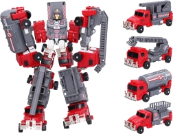 Robot-auto de pompieri 5 în 1, 24 cm