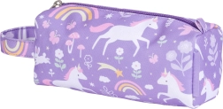 Pernă pentru creioane cu unicorni și curcubeu