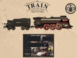 Set de tren cu lumină și sunet