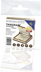 Puzzle 3D din lemn – set geometric WOODEN CITY