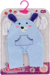 Hăinuțe pentru păpușă 36–46 cm – salopetă și tricou